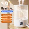 Настольный увлажнитель воздуха с двойным распылением: Ароматерапия с большим количеством пара и очиститель воздуха для увлажнения дома и спальни