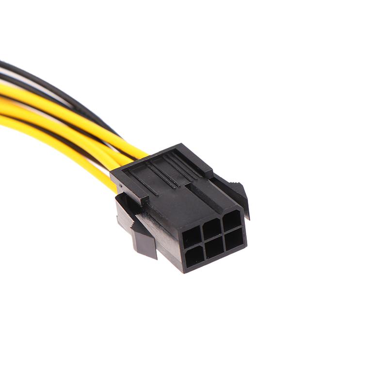 Адаптер с питанием 6Pin на 8Pin, Pci-E 6-контактный разъем для 8-контактного разъема GPU для видеокарты