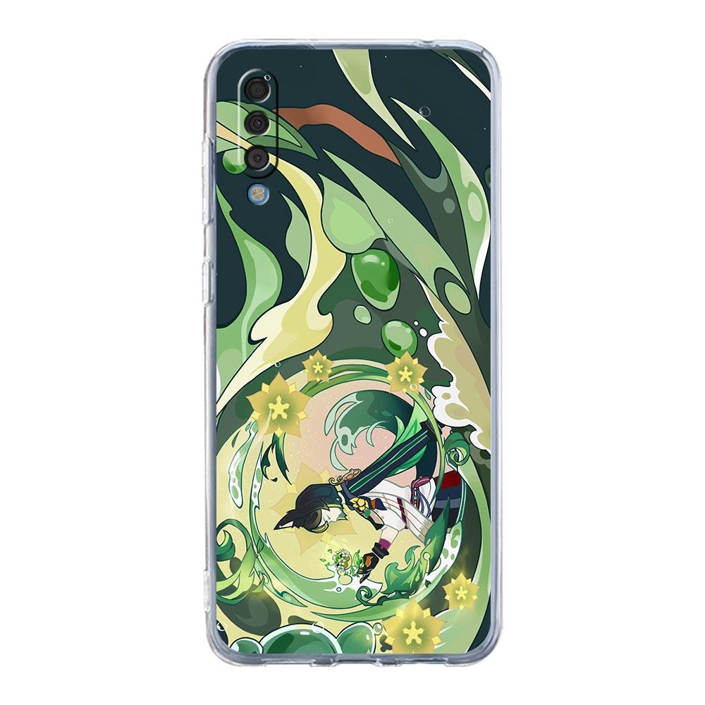 Чехол для игры Genshin Impact Tighnari для Samsung Galaxy A14 A50 A70 A30 A40 A20E A10S A20S A02S A04S A12 A22 A32 A34 A42 A52 5G A54