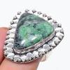 Natural Ruby Zosite Gemstone 925 Sterling Silver Jewelry Ring Size 9.5 L4d89