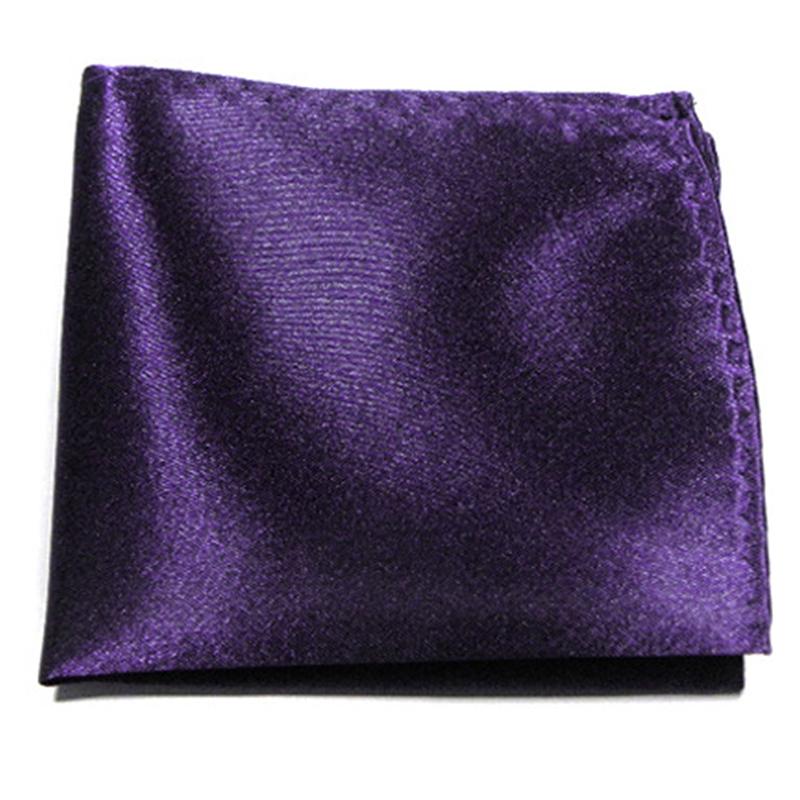 Men's 20x20cm Decor Suit Hankies Pocket Towel Silk Satin Pocket Squared Handkerchief