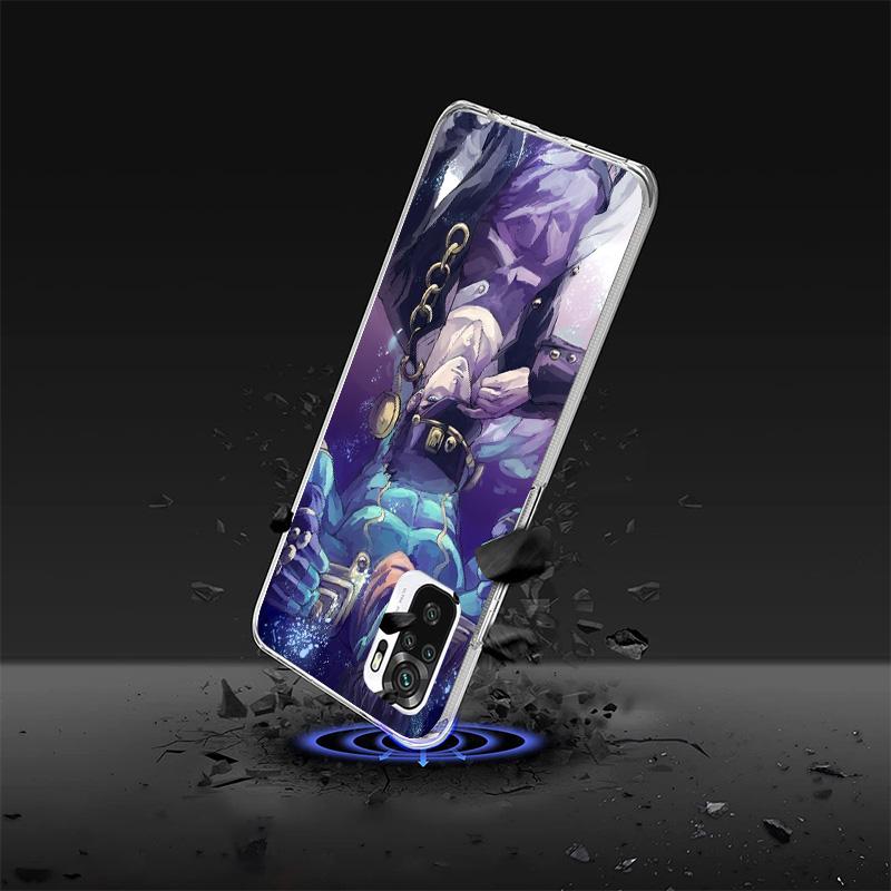 Чехол для телефона JoJo's Bizarre Adventure для Xiaomi Redmi Note 15 14 13 12S 12 11 Pro Plus 14S 11S 11E 10 10S 11T 5G Персонализированный чехол