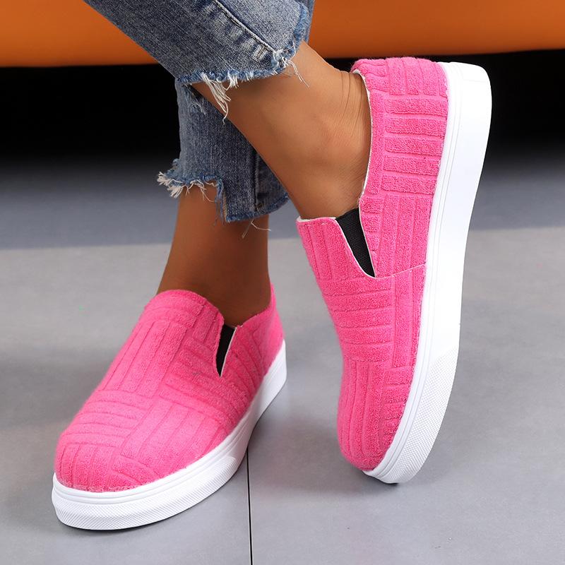 Модная простая повседневная женская обувь на мягкой подошве 2024 года, осень-зима, новые удобные туфли на плоской подошве из вулканизированной стали ярких цветов для женщин