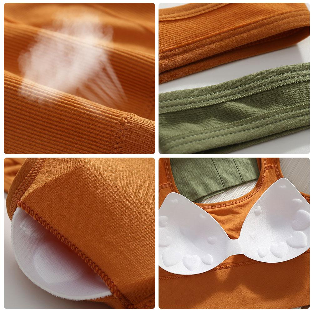 Women Seamless Yoga Bra Breathable Sports Bra Anti-sweat Fitness Top Shockproof Crop Top Push Up Sport Bra Gym Workout Top