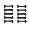 10Pcs Electric Fence Gate Handles Door Replace Part Farm Spare Livestock Black