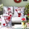 Snowman Christmas Cushion Cover Merry Christmas Decorations For Home Cristmas Sofa Decor Navidad Xmas Gifts New Year