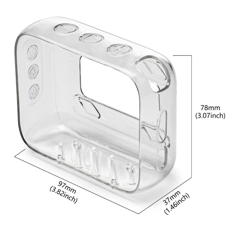 Clear TPU Case Protective Cover Replacement for GO 4 Bluetooth-compatible Speaker Wear-resistant Protections Sleeve