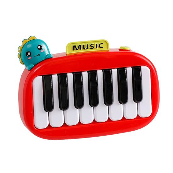 15-клавишное карманное пианино Мини-электронное пианино с подсветкой клавиш для детей
