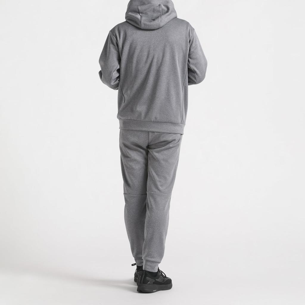 Sweatshirt Descente Full Zip Hoodie Stretch Training Running Gray M [Move Sports]
