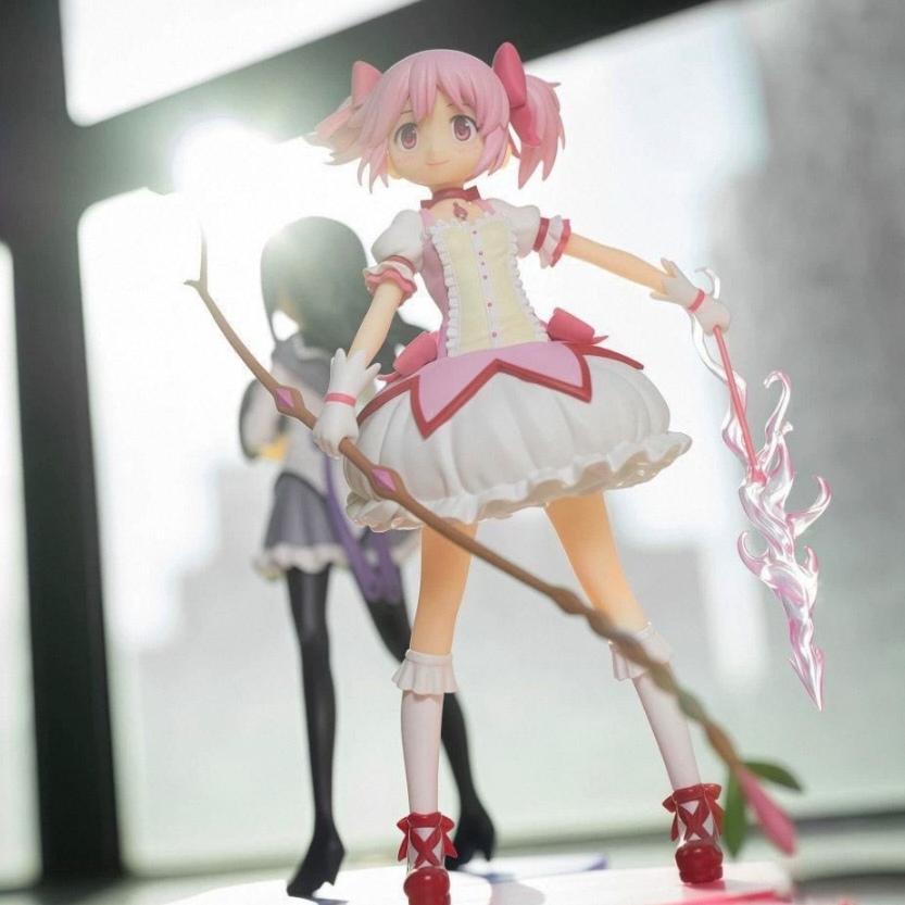 Аниме Puella Magi Madoka Magica 17,5 см Канамэ Мадока Мультяшная фигурка ПВХ Модель Настольные украшения Детские игрушки Праздничные подарки