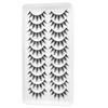 Manga Anime C-curl False Eyelashes Set of 10 Pairs (010)