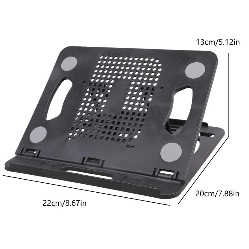 Подставка для ноутбука для стола Портативная и регулируемая подставка для ноутбука с вращающимся на 360 градусов основанием Держит ноутбук Дома