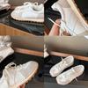 [sheii Su Yinyin] Spring style~ color matching platform casual jogging sneakers women's Forrest Gump shoes waffle shoes
