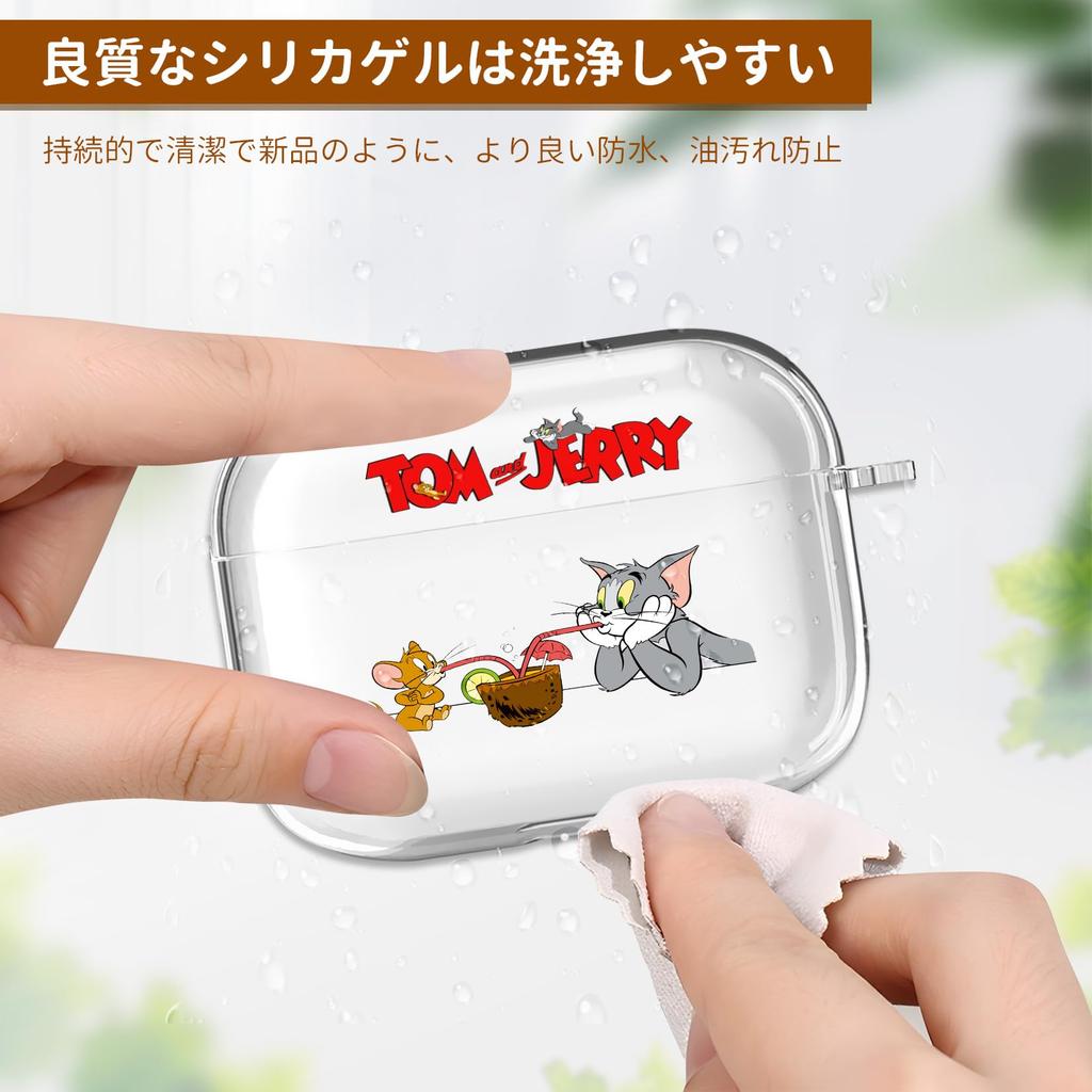 AirPods Pro2 Case AirPods Pro 2nd Generation Case Transparent Character TPU Cover Cute Stylish AirPods Pro 2 Case Apple Earphones Protective Case