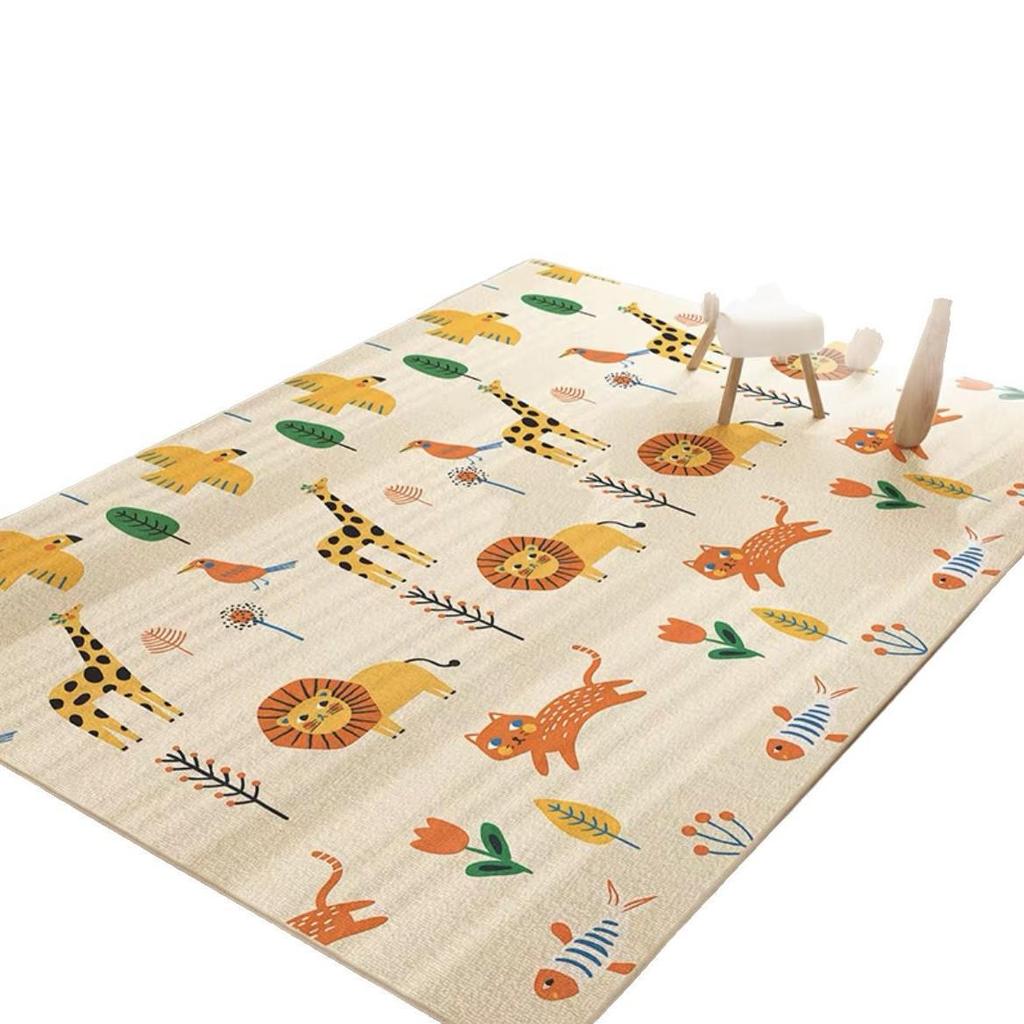 Нескользящий ковер из полнохрустального велюра для гостиной, спальни и детской