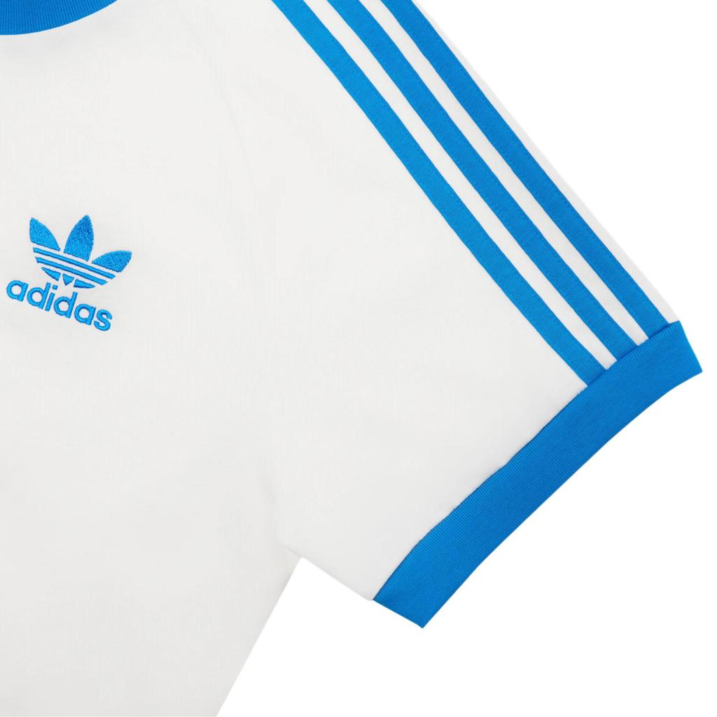 adidas Оригинальная футболка CALI Унисекс Нефритово-белый/Птичье перо синий KR0291