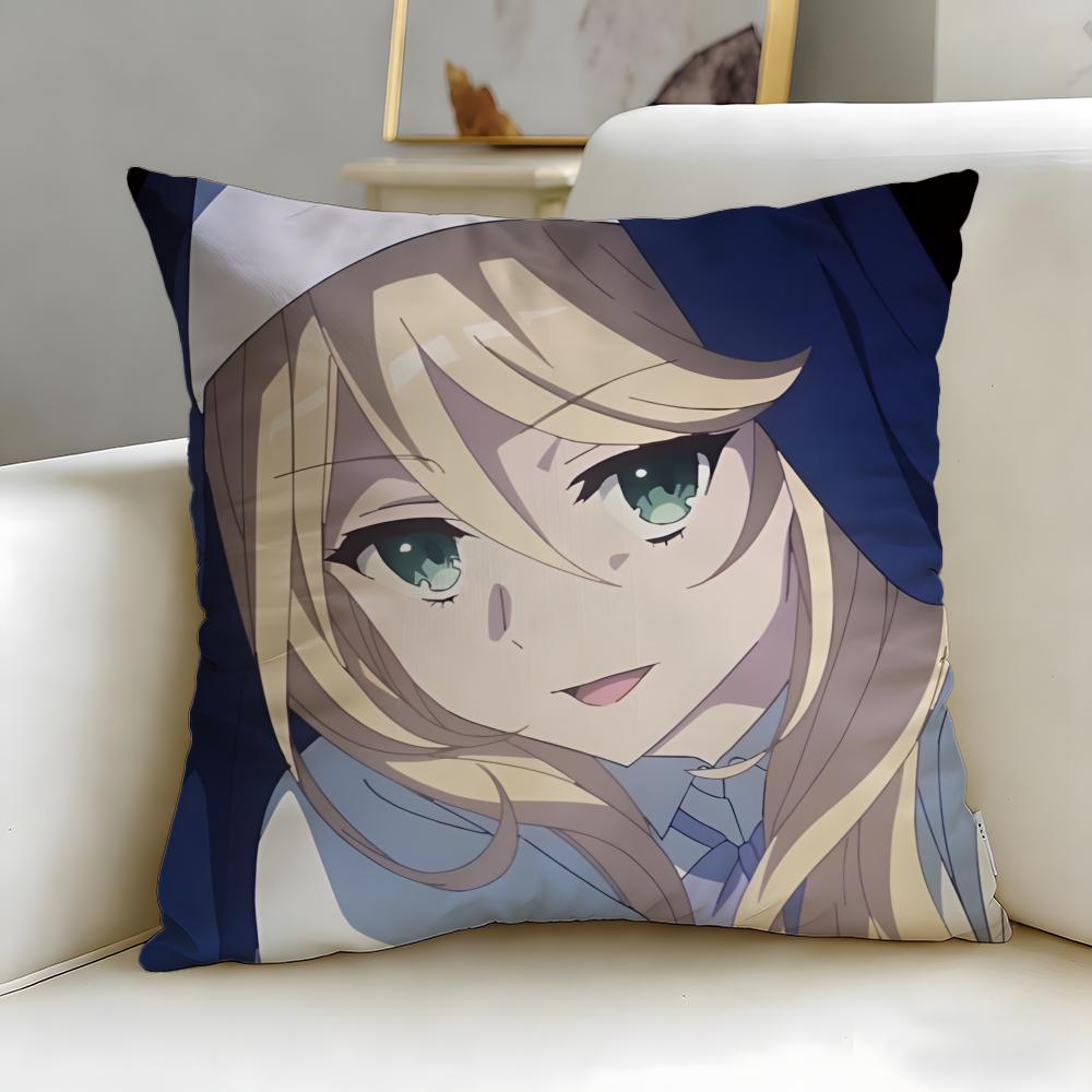 anime Engage Kiss Cushion Cover Soft EasyWash Pillow Case Versatile for Couch Bed Travel and Office
