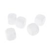 10Pcs Kids Educational Toy Board Game Dices Set White Dices Mathematical Tool 6 Sided Dices Acrylic Round Corner Dices