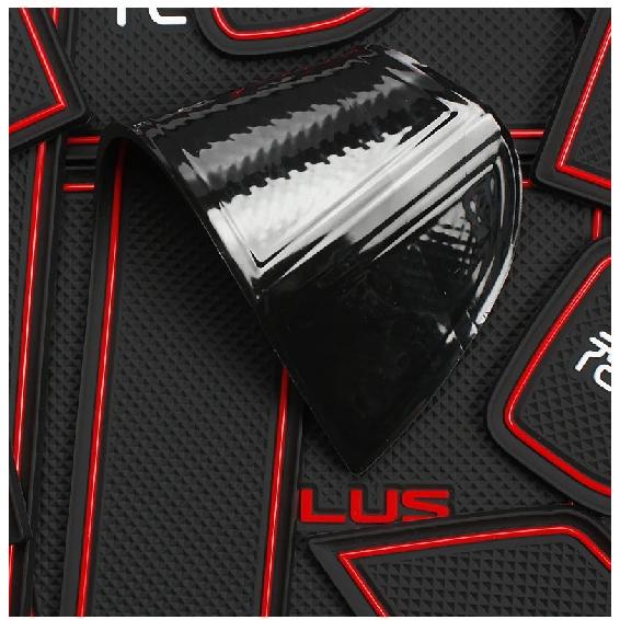 Car Door Groove Mat Cup Mat for BYD Yuan PLUS Center Console Storage Box Mats Auto Gate Slot Cup Holder Pad