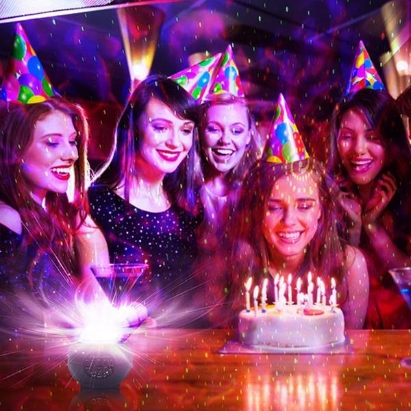 Bluetooth Звездный проектор Ночной светильник Голосовое и дистанционное управление Режимы освещения Встроенный музыкальный плеер Проекционная лампа Star Galaxy Ocean Wave