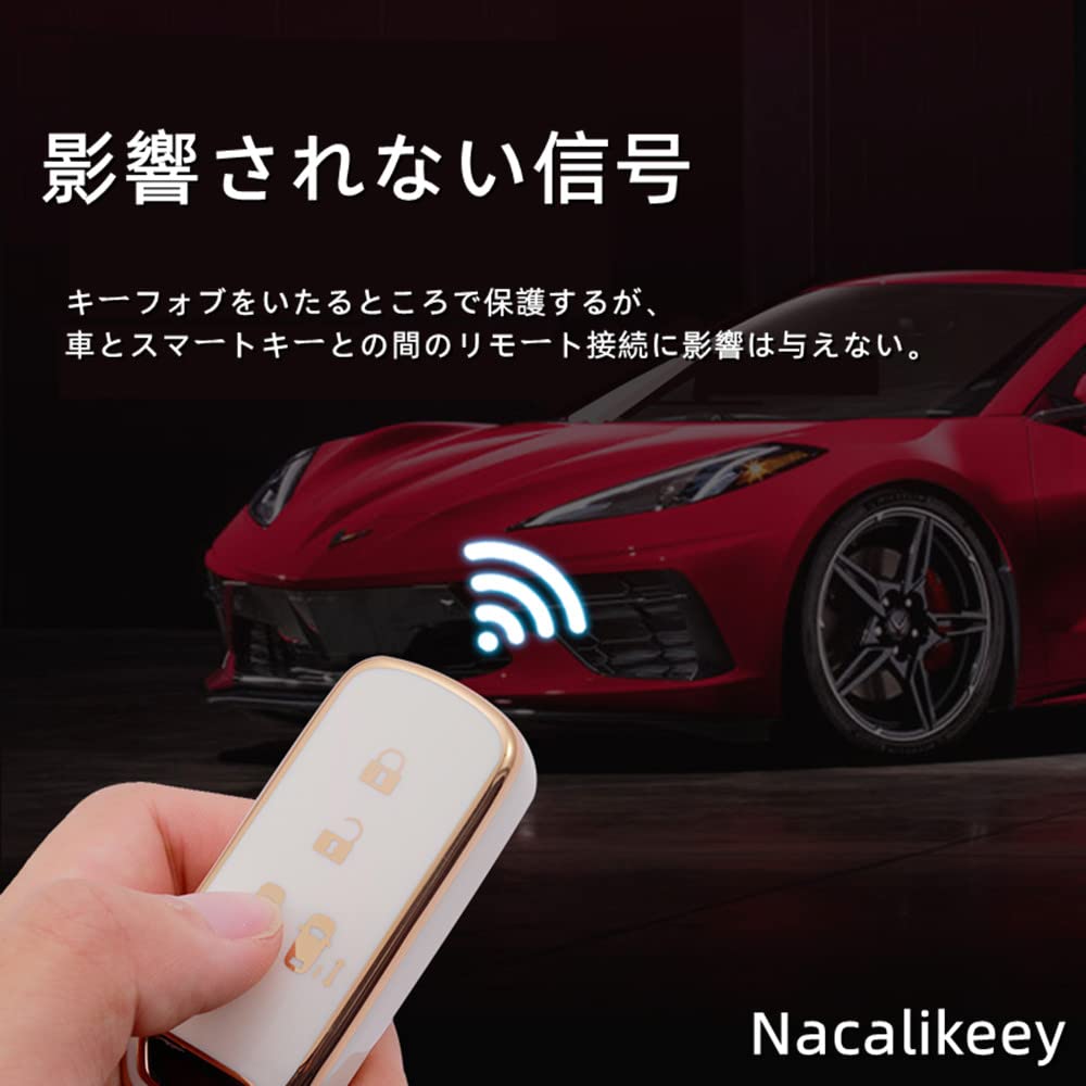 Чехол для ключа Nacalikeey, совместимый с Honda N Series, чехол для ключа Honda NBOX N-VANJJ1/JJ2N-WGNNONEN-BOX, чехол для ключа JF1-JF4 N-BOXSLASH Sl