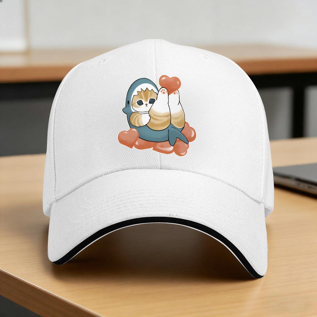 Sharks and kittens Sun Baseball Cap Summer Fashion Hip Hop Hats For Couple Women Outdoor Sports Baseball Caps