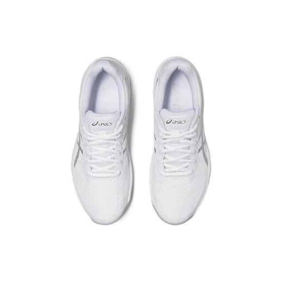 Asics Белые женские кроссовки Gel Game 9 из чистого серебра 1042A211-100