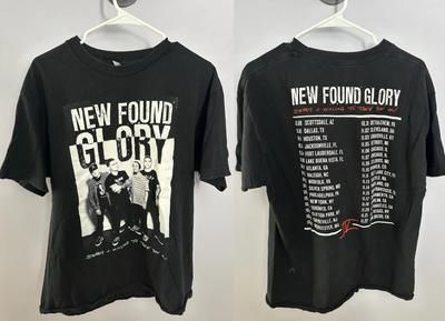 Редкая черная футболка группы New Found Glory, размеры от S до 5XL 2F1918