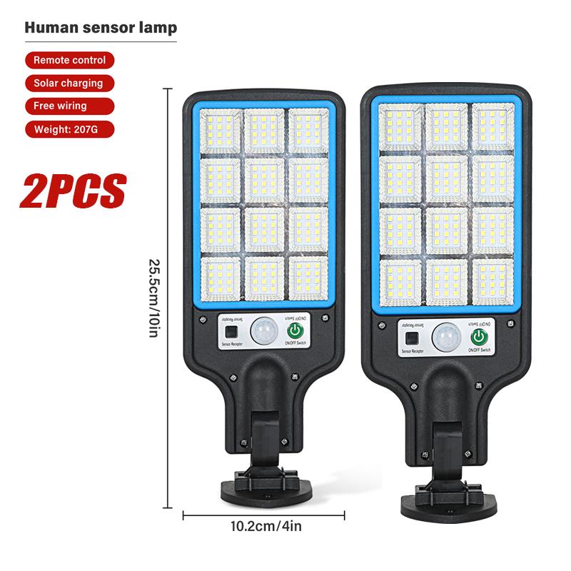 Solar Outdoor Lights 1-4PCS - Waterproof Motion Sensor LED Wall Lamp, Security Lighting for Garden Street Yard Easy Installation