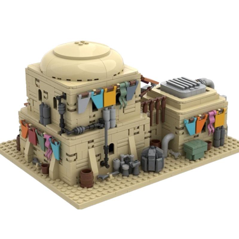 Товар MOC-99714 1203 детали Замок Мелкие Детали Строительные Блоки Сборка Образовательная Игрушка Модель Подарочный Набор Украшения