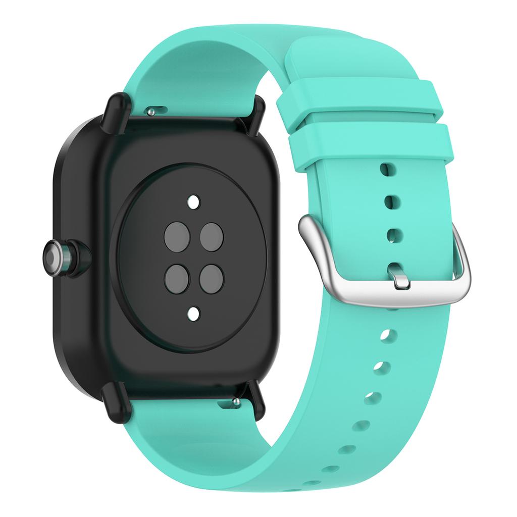 22mm Silicone Watch Strap Soft Wristband with Buckle for Samsung Galaxy Watch3 45mm/Active/Huawei Watch 3