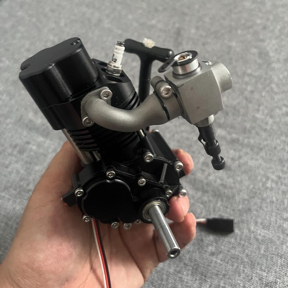 GS Four Stroke Model Aircraft Engine 8cc Hybrid Internal Combustion Engine Capable of Starting A Miniature Metal Engine Model