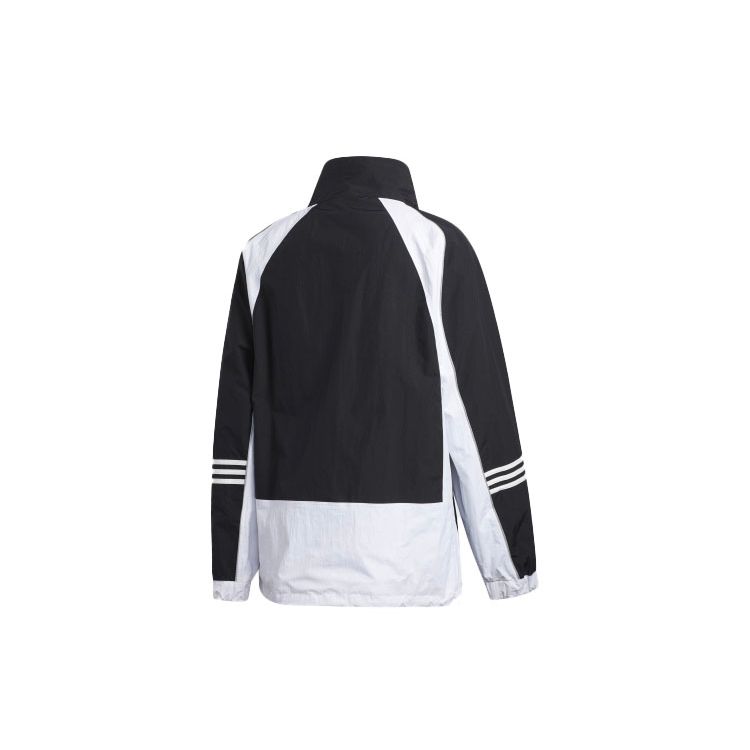adidas Оригинальная винтажная спортивная куртка Trefoil, мужские куртки черного цвета FJ7488