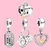 Love Coupon Infinite Love Series Charms Pendant S925 Silver Fit for Making Personality Bracelet for Women With Cloth Bag