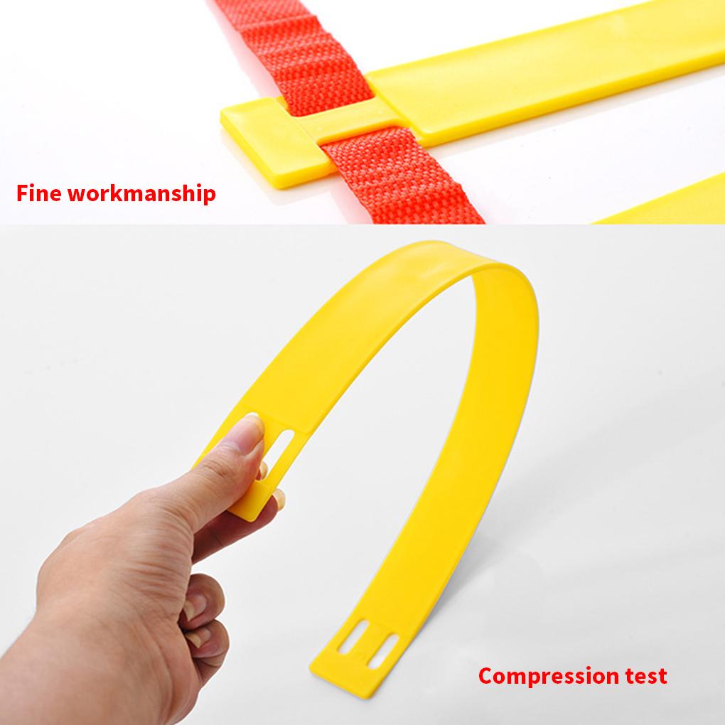 Лестница ловкости (13/16/19 Футов) для тренировки ловкости и упражнений на работу ног - с 6/12/21 пластиковыми перекладинами