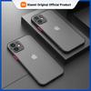 Xiaomi Ударопрочный Бронированный Матовый Чехол Для iPhone 14 11 12 13 Pro Max XR XS X 7 8 Plus SE Mini Роскошный Силиконовый Бампер Прозрачная Жесткая Поликарбонатная Крышка