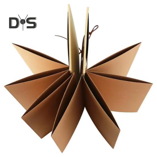 Аккордеонный фотоальбом растягивающаяся крафт-бумага альбом складной DIY сувенир книга альбом подарок на свадьбу день рождения выпускной