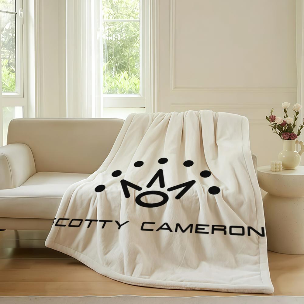 Fashion print S Scotty C Cameron Blanket For Sofa Office Bed Plane Travel Sleep Read Relax Camping Soft And Warm