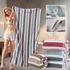 High-density Towel Sets, Coral Fleece Wide Strip Bath Towels, Printed Absorbent Towels, Thickened Large Bath Towels