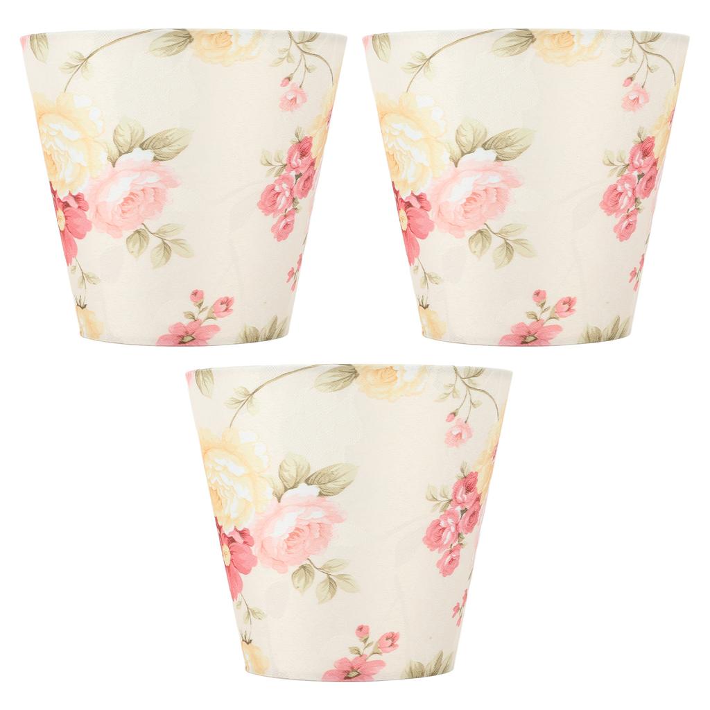 Cloth Lamp Shade Flower Pattern Clip On Bulb Lampshade for Table Lamp Chandelier Floor Lamp