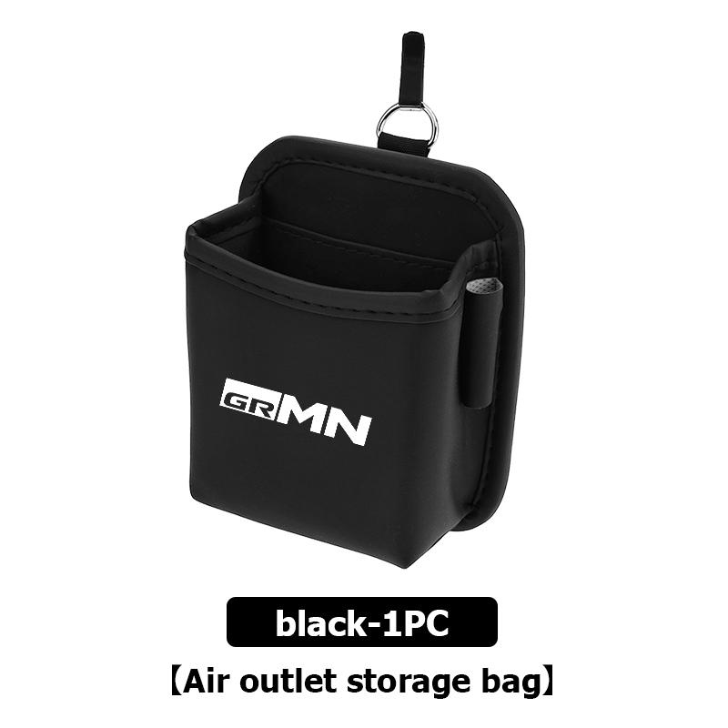 cnkym4 Car Air Outlet Storage Box Hanging Phone Lipstick Lighter Organizer Bag Holder For Toyota Crown Yaris Corolla Prius Auris CHR