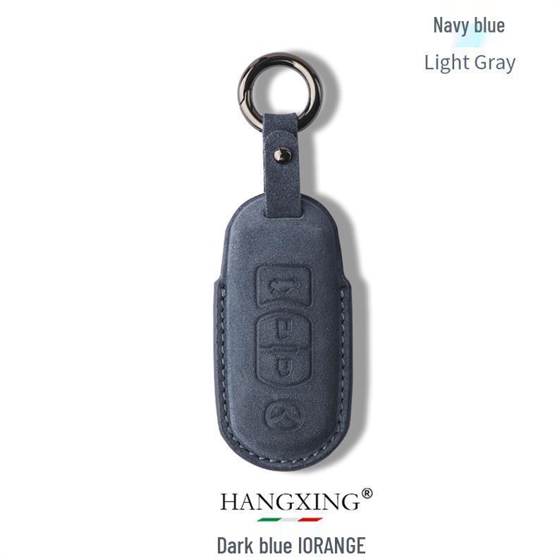 Премиальный замшевый чехол для ключей с пряжкой для Mazda CX-4, CX-5, Axela, Atenza и старой Mazda 6