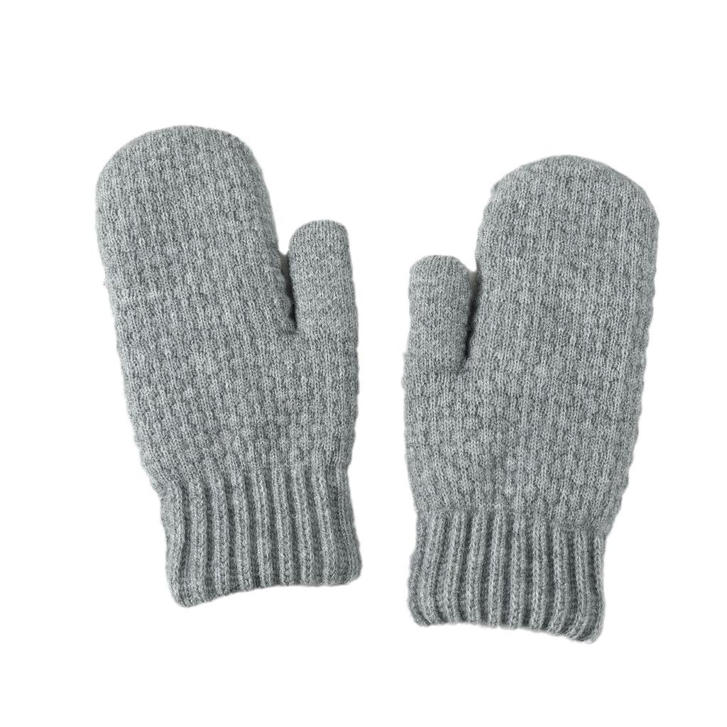 Новые зимние варежки с бархатом и уплотнением для велоспорта, чтобы согреться и защититься от холода, вязаные шерстяные накладки на руки