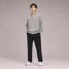 Fila Теплые удобные простые тренировочные повседневные спортивные брюки из флиса для мужчин, мягкие, приятные для кожи, эластичные, дышащие, вязаные, низ A11M611619F-BK