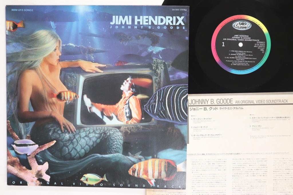 12-дюймовая пластинка JIMI HENDRIX Johnny B. Goode Оригинальное видео S S185003 CAPITOL 1986 Япония Рок Б/у
