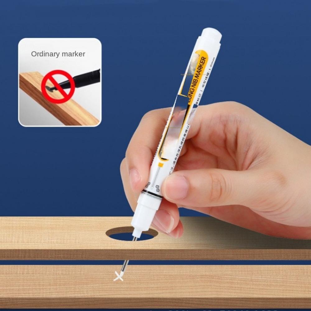 Waterproof Metal Perforating Pen 20mm Carpenter Pen New Marker Pen Multi-Purpose Tool