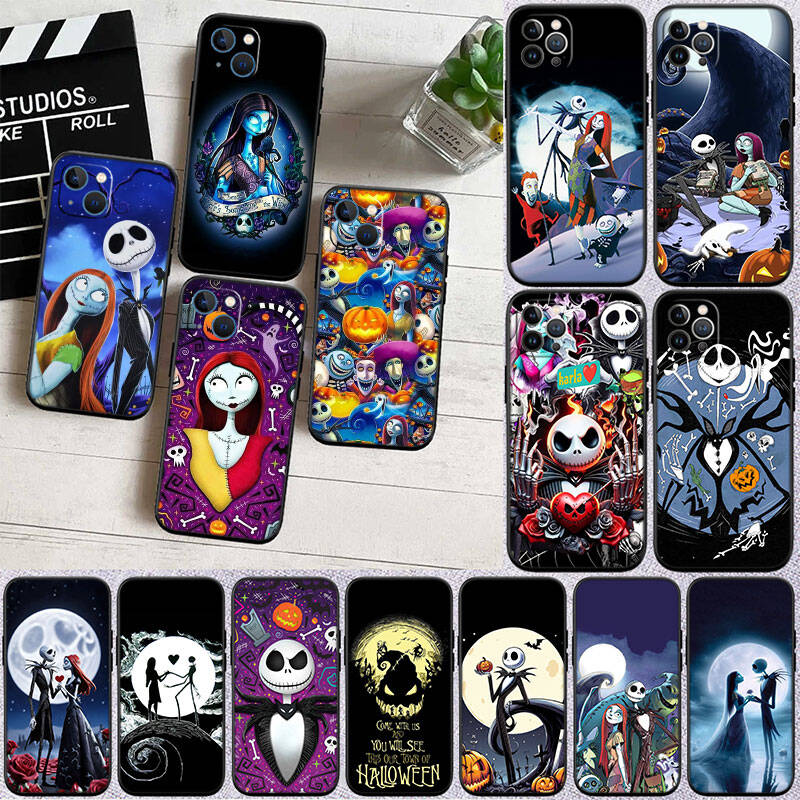 RT51 Jack Skellington Phone Case for Samsung A06 A35 A25 A24 A15 A05S A05 M55 M35 M15 A02 A12 A13 A10 A16 A20 A30 A22 A31 A32 A33 A42 A50