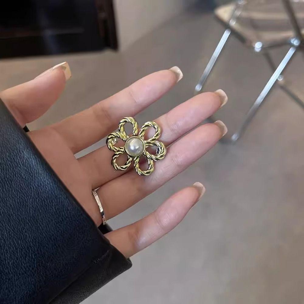 Button Clasps Flower Pants Button Tightener Zinc Zinc Alloy Jean Buttons for Loose Jeans Party