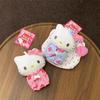 Sanrio Kimono Hello Kitty Plush Doll Pendant Keychain Cartoon Kt Cat Plush Keyring Bag Accessories Gifts Car Key Pendant