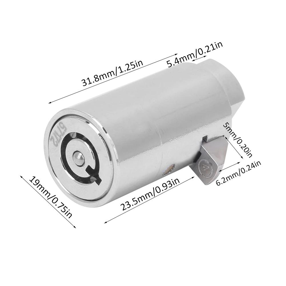 Цилиндр замка для торгового автомата Универсальный трубчатый замок для торгового автомата/набор ключей для аксессуаров для торгового автомата по продаже закусок и напитков